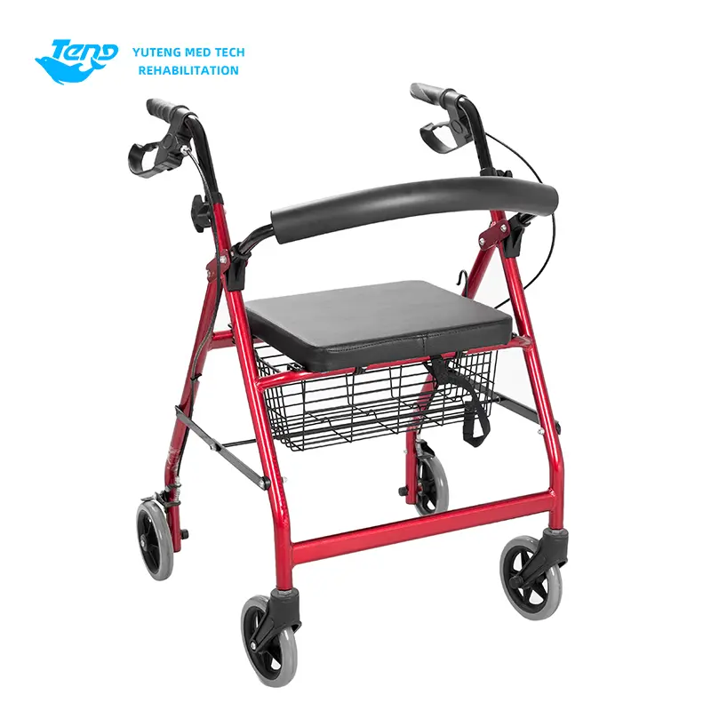 Folding Rollator Walker med säte