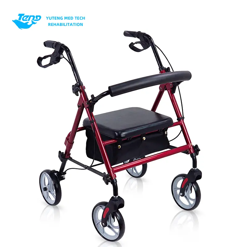 Rollator Walker med säte och korg